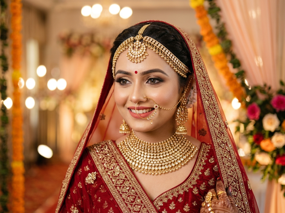 Glamorous Bridal Makeover Look